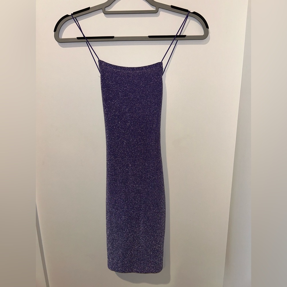 Purple sparkly dress